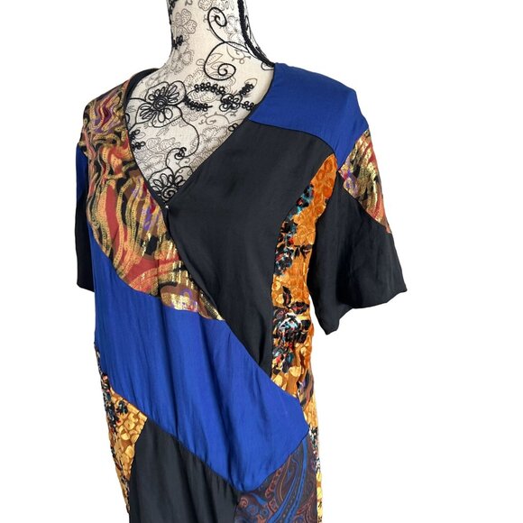 HD IN PARIS Anthropologie Fabric Brocade Shift Dress Size US 6 - Picture 2 of 6